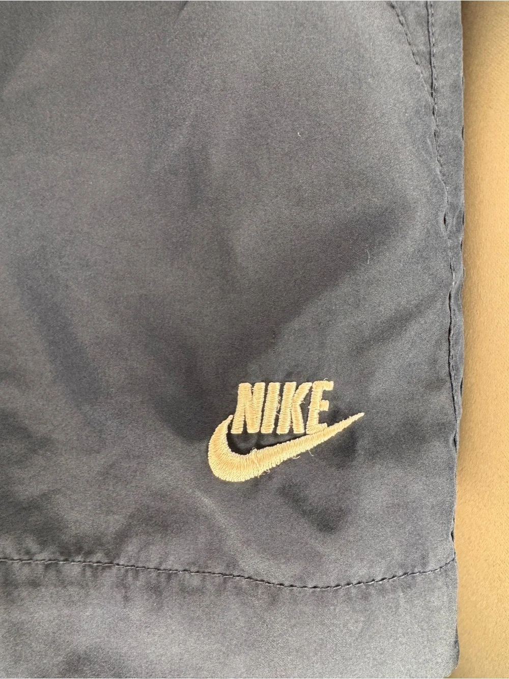 Vintage Nike Sportswear Nylon Shorts Black  Embroidered Swoosh Y2K Womens S